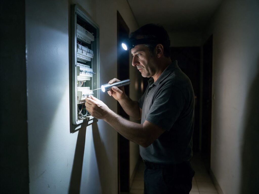 Tecnico al lavoro: pronto intervento elettricista a Torino