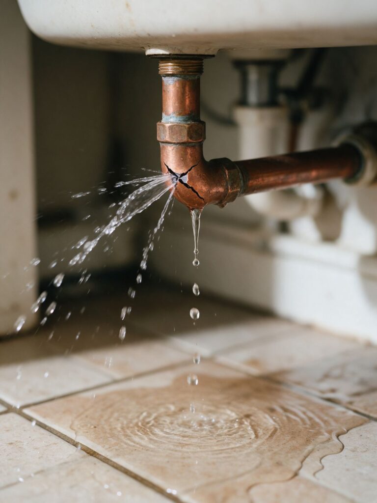 Dettaglio dell'intervento: pronto intervento idraulico a Torino per una perdita d'acqua