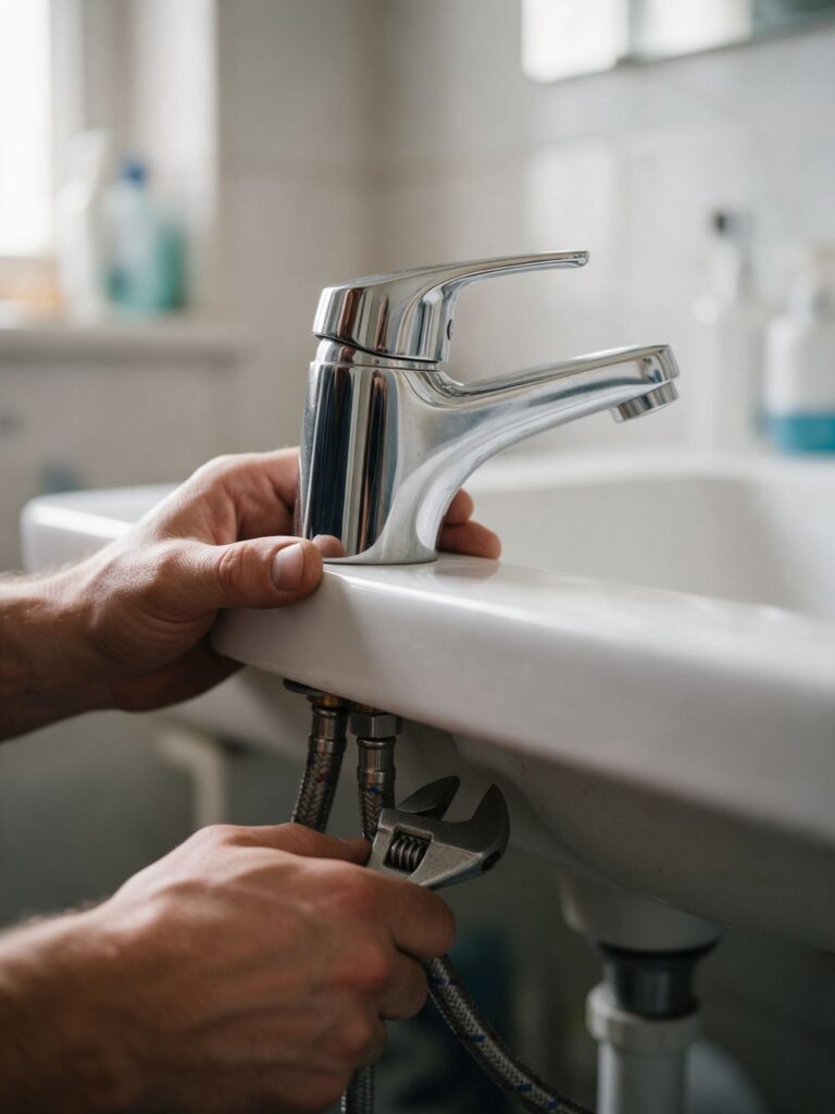 Dettaglio dell'intervento: sostituzione sanitari e rubinetti a Torino